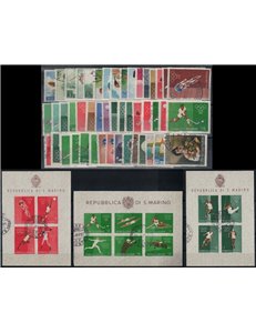 SAN MARINO 1960 Complete vintage 47v + 3 s/s us