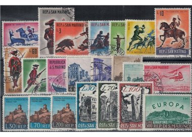SAN MARINO 1961 Complete Year 22v US