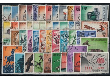SAN MARINO 1962 Annata Completa 46v us