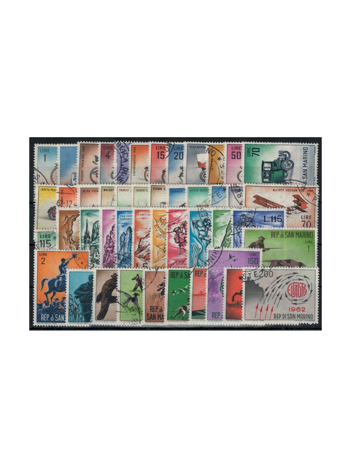 SAN MARINO 1962 Complete Year 46v us