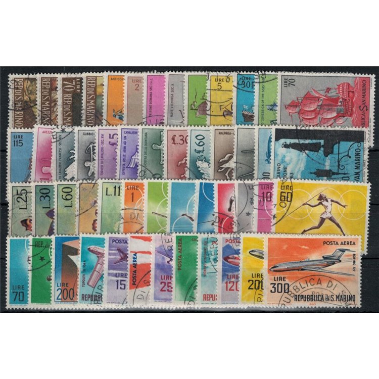 SAN MARINO 1963 Complete Year 51v us
