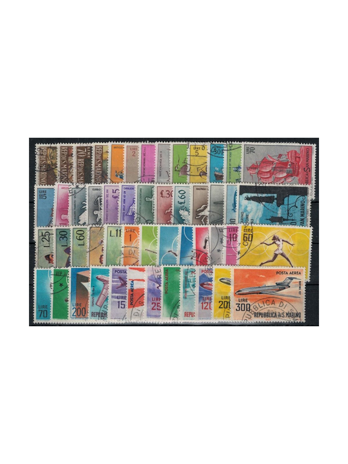 SAN MARINO 1963 Annata completa 51v us