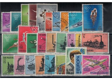 SAN MARINO 1964 Annata completa 28v us