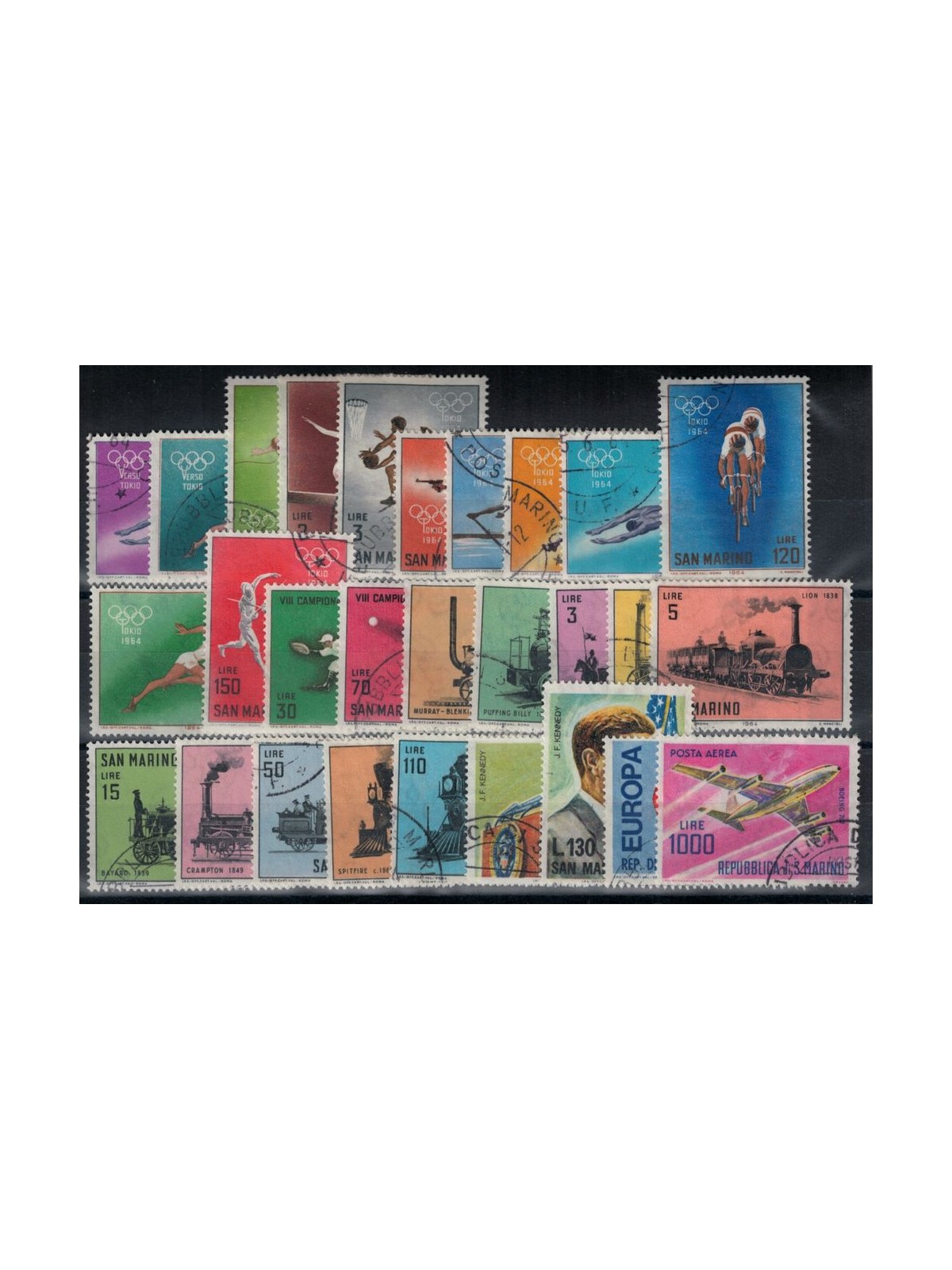 SAN MARINO 1964 Annata completa 28v us