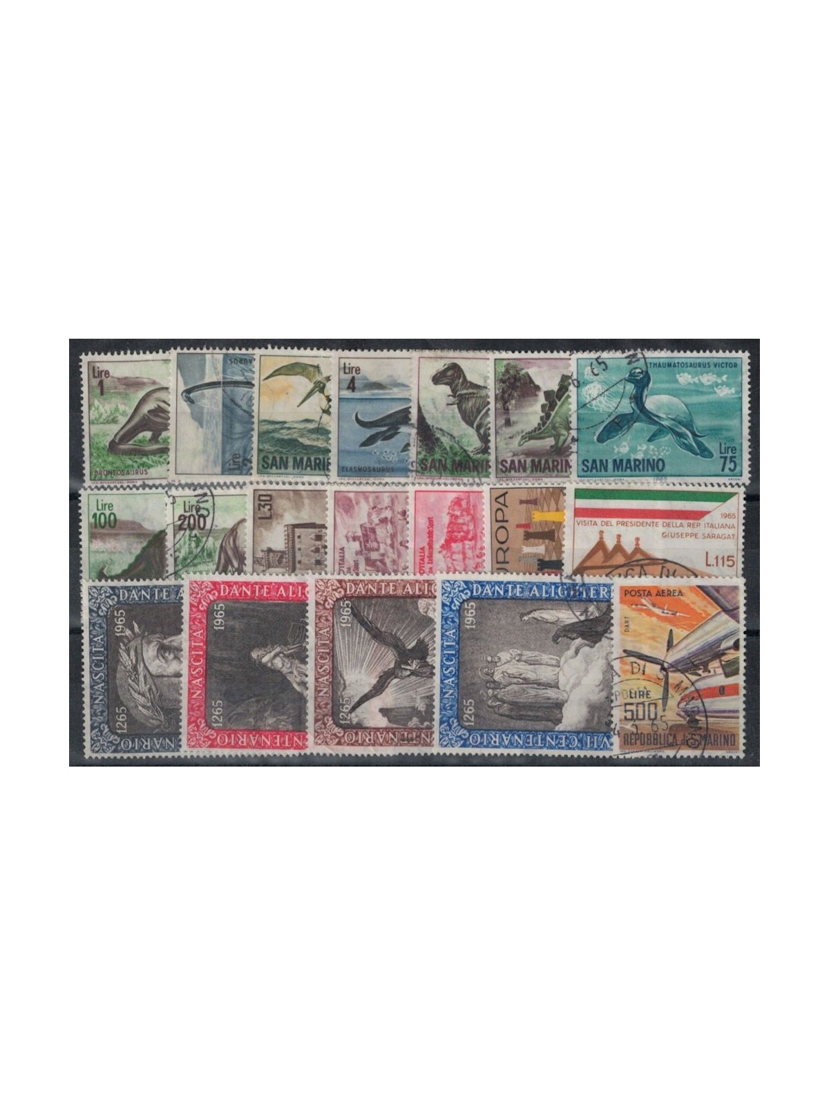 SAN MARINO 1965 Complete Year 19v US