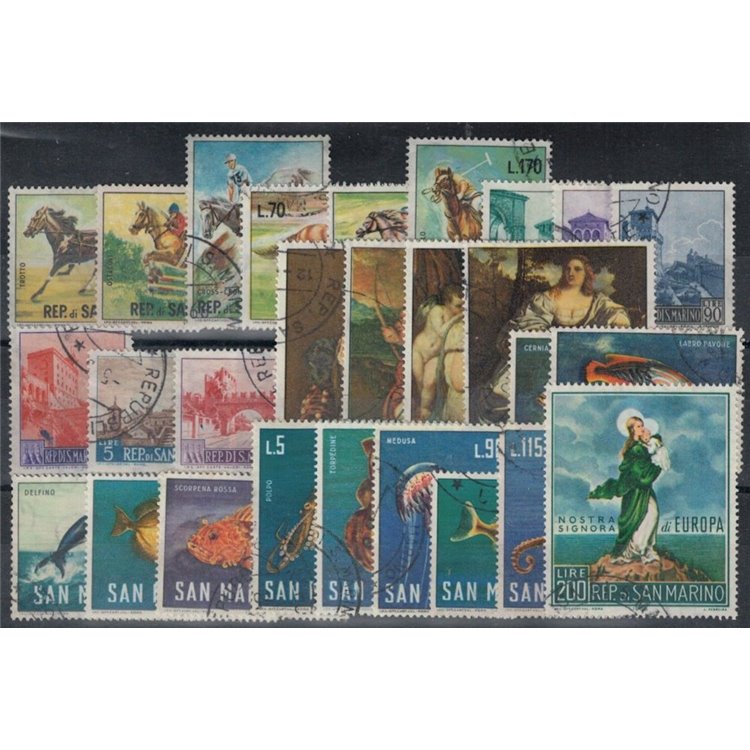 SAN MARINO 1966 Complete Year 27v US