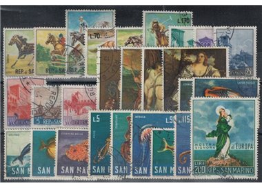 SAN MARINO 1966 Annata completa 27v us