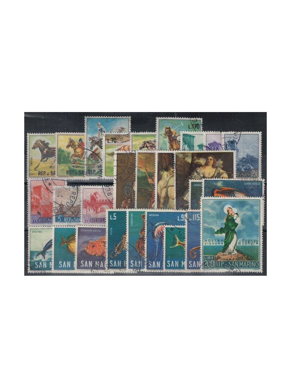 SAN MARINO 1966 Annata completa 27v us