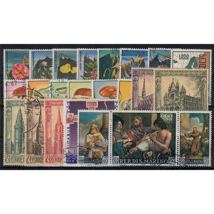 SAN MARINO 1967 Complete Year 23v US