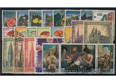 SAN MARINO 1967 Annata completa 23v us
