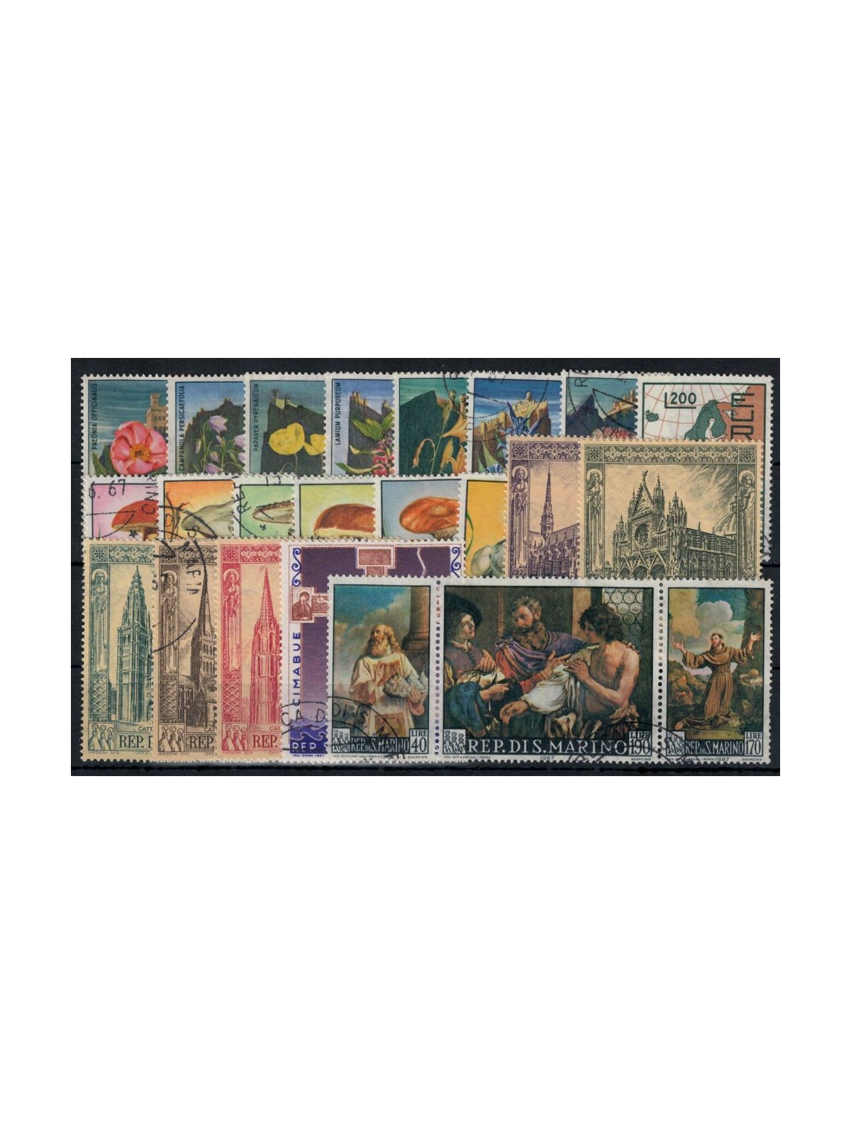 SAN MARINO 1967 Annata completa 23v us