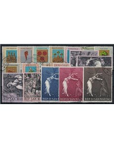 SAN MARINO 1968 Annata completa 18v us