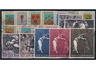 SAN MARINO 1968 Annata completa 18v us