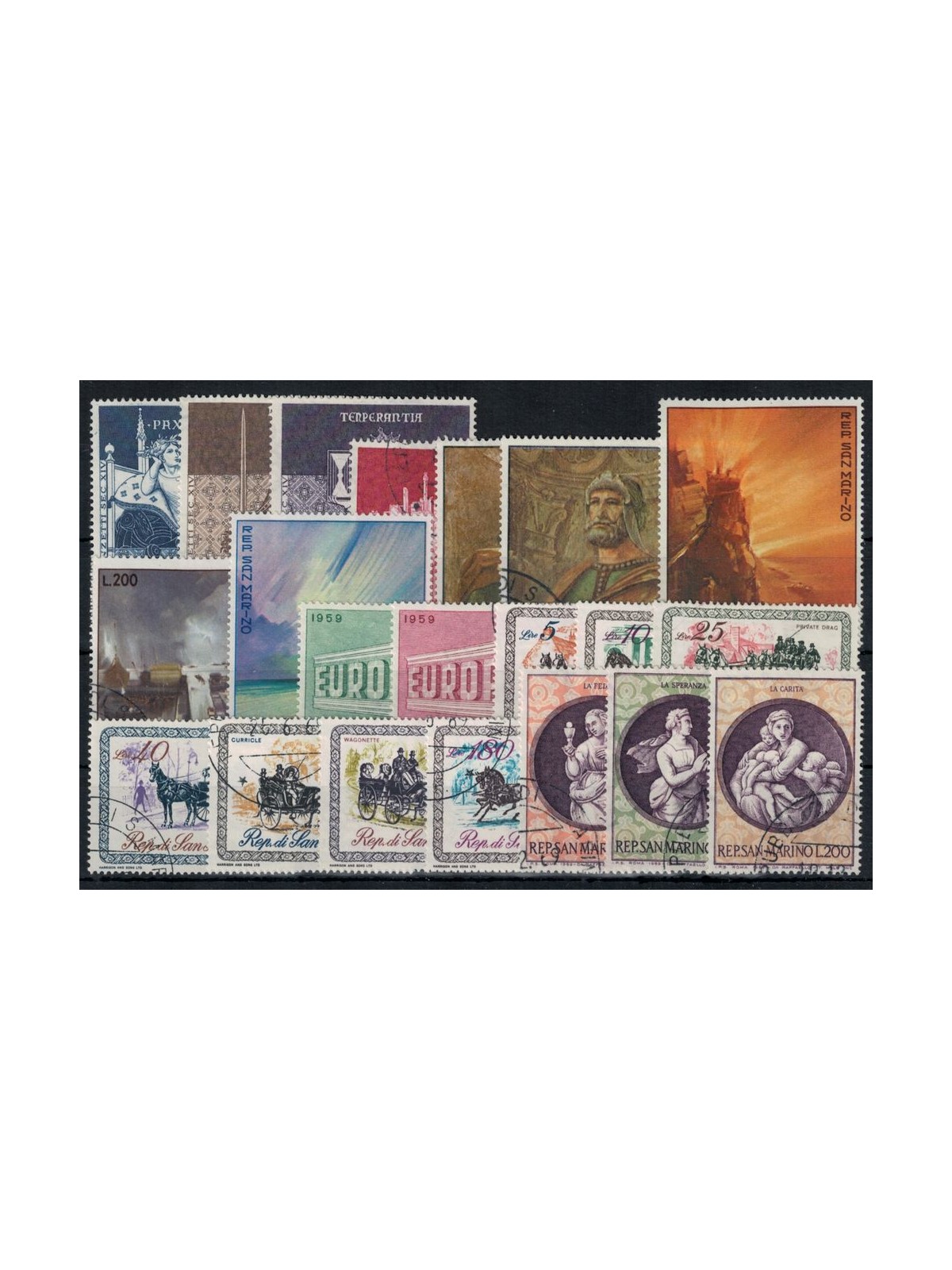 SAN MARINO 1969 Complete Year 21v US