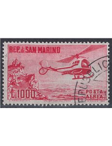 SAN MARINO 1961 US Helicopter
