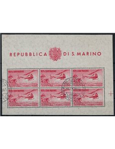 SAN MARINO 1961 s/s US Helicopter