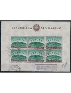 SAN MARINO 1961 Europe s/s us
