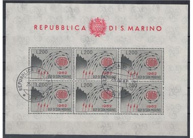 SAN MARINO 1962 Europa BF us