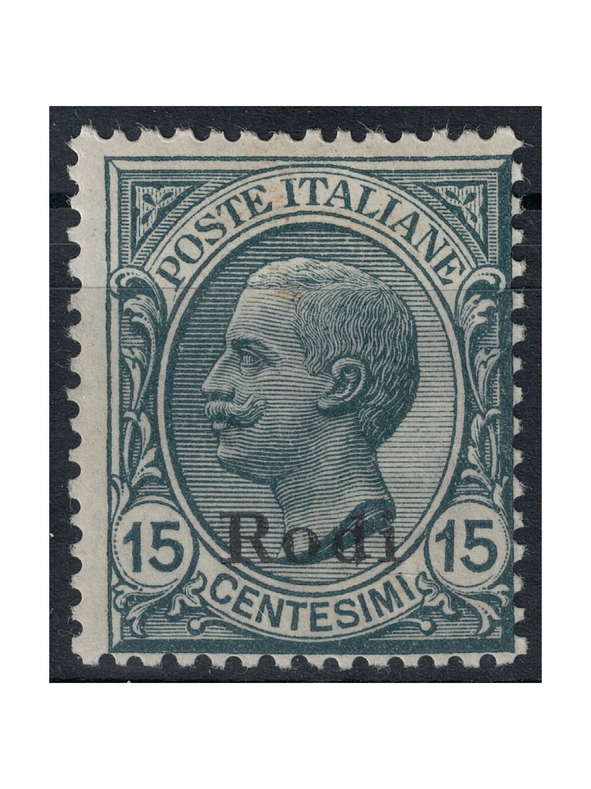 AEGEAN RHODES 1921 15c slate MH*