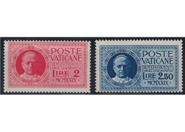 VATICANO 1929 Conciliazione, espressi 2v MH*