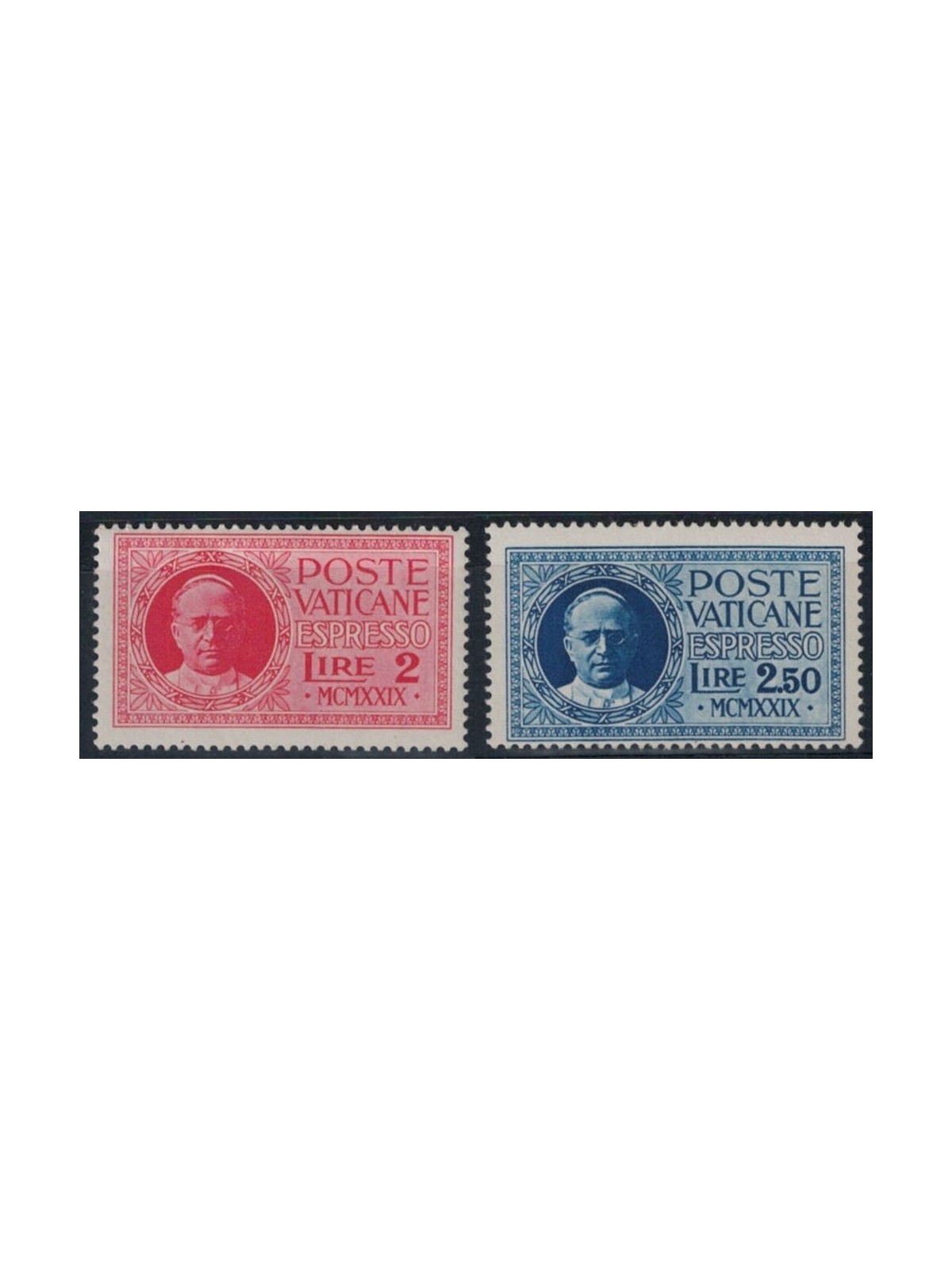 VATICANO 1929 Conciliazione, espressi 2v MH*