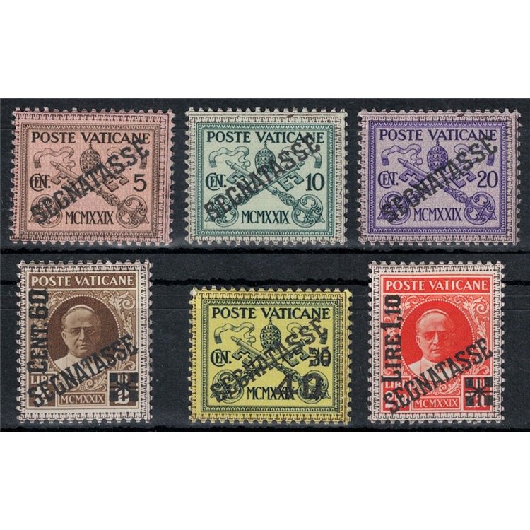 VATICANO 1931 Segnatasse 6v MH*