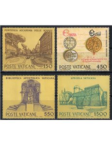VATICAN 1984 Cultural and scientific institutions 4v MNH**