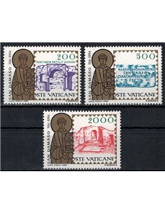 VATICAN 1984 San Damaso Papa 3v MNH**