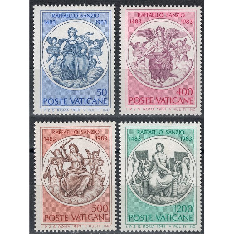 VATICAN 1983 Raphael Sanzio 4v MNH**