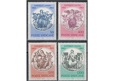 VATICAN 1983 Raphael Sanzio 4v MNH**