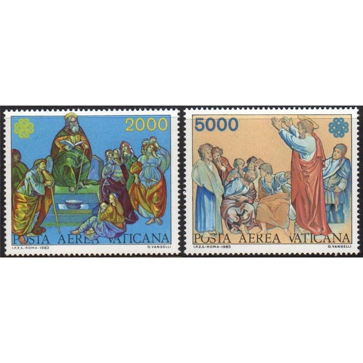 VATICANO 1983 Comunicazioni (posta aerea) 2v MNH**
