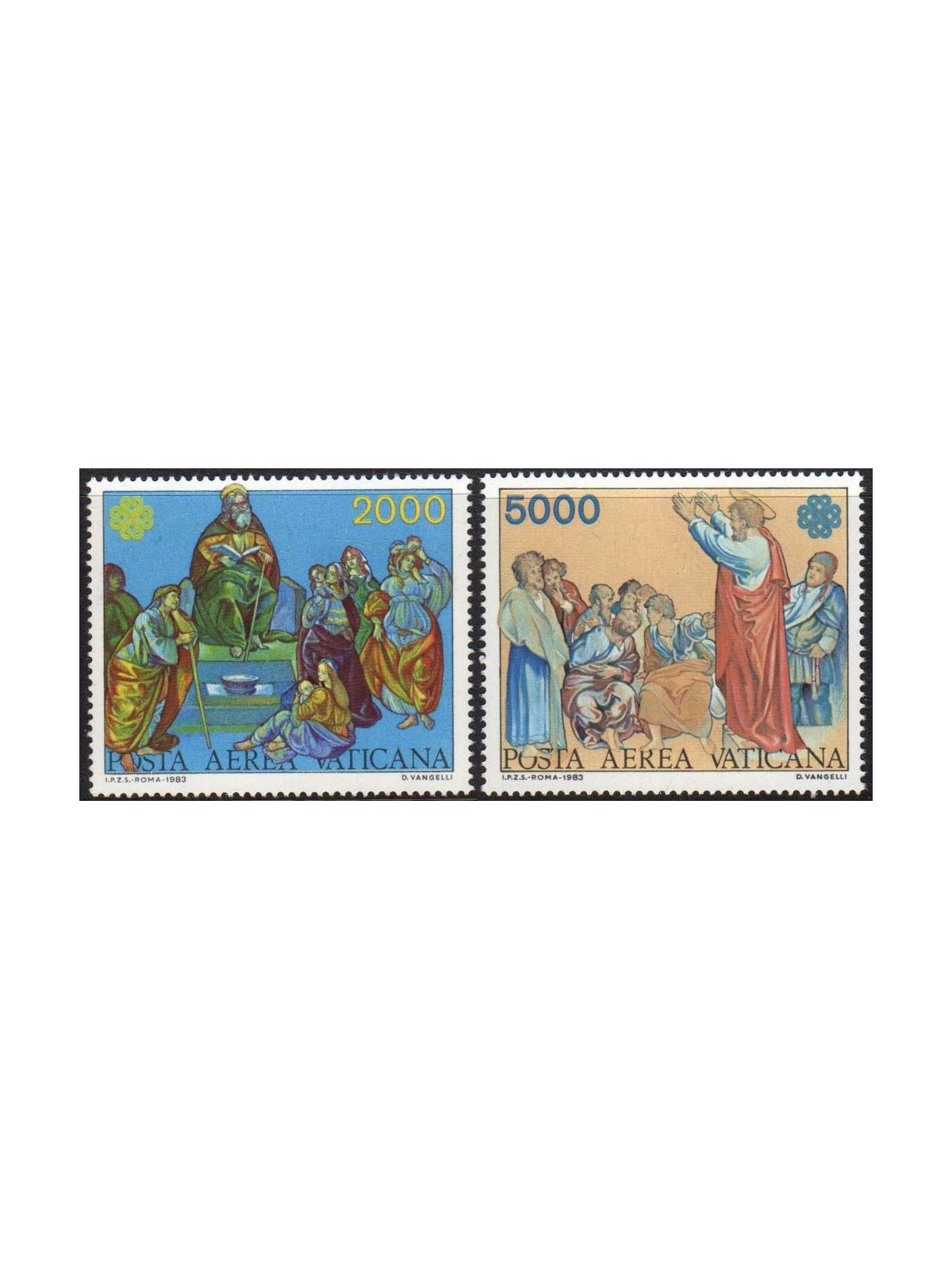 VATICANO 1983 Comunicazioni (posta aerea) 2v MNH**