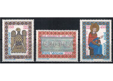 VATICAN 1985 Saint Gregory VII 3v MNH**