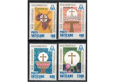 VATICAN 1985 Eucharistic Congress 4v MNH**