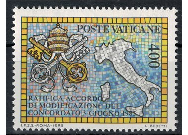 VATICAN 1985 Concordat with the Italian State MNH**