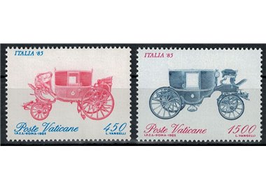 VATICANO 1985 Esposizione filatelica 2v MNH**
