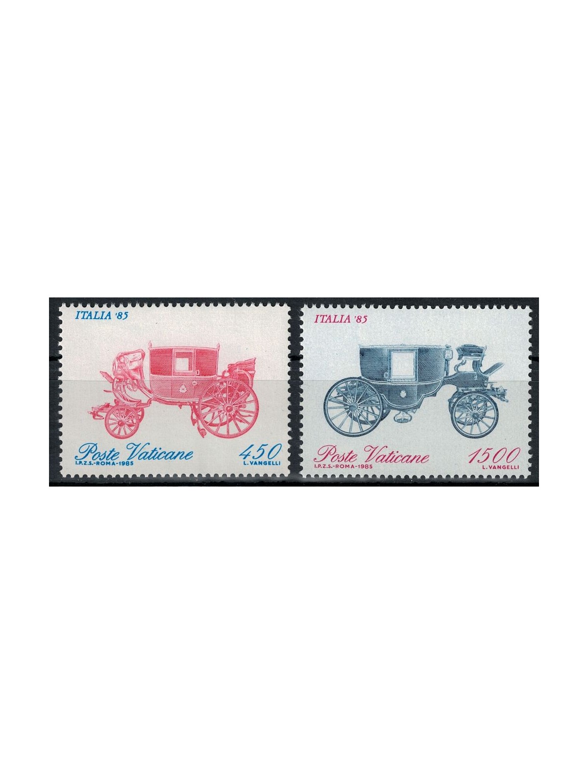 VATICAN 1985 Philatelic Exhibition 2v MNH**