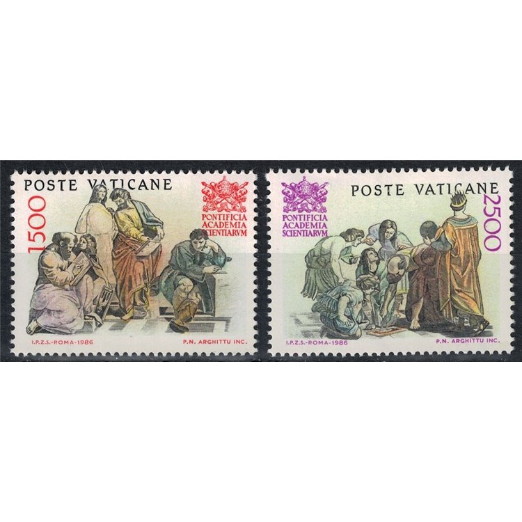 VATICAN 1986 Pontifical Academy of Sciences 2v MNH**