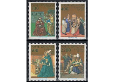VATICANO 1987 S. Agostino 4v MNH**