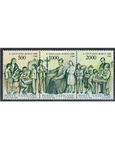 VATICANO 1988 San Giovanni Bosco 3v MNH**