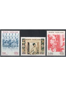 VATICAN 1988 Paolo Caliari, known as Veronese 3v MNH**