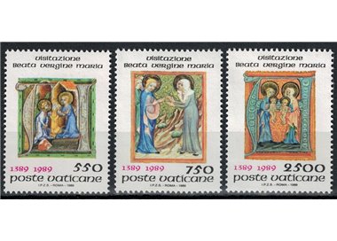 VATICANO 1989 Festa della Visitazione 3v MNH**