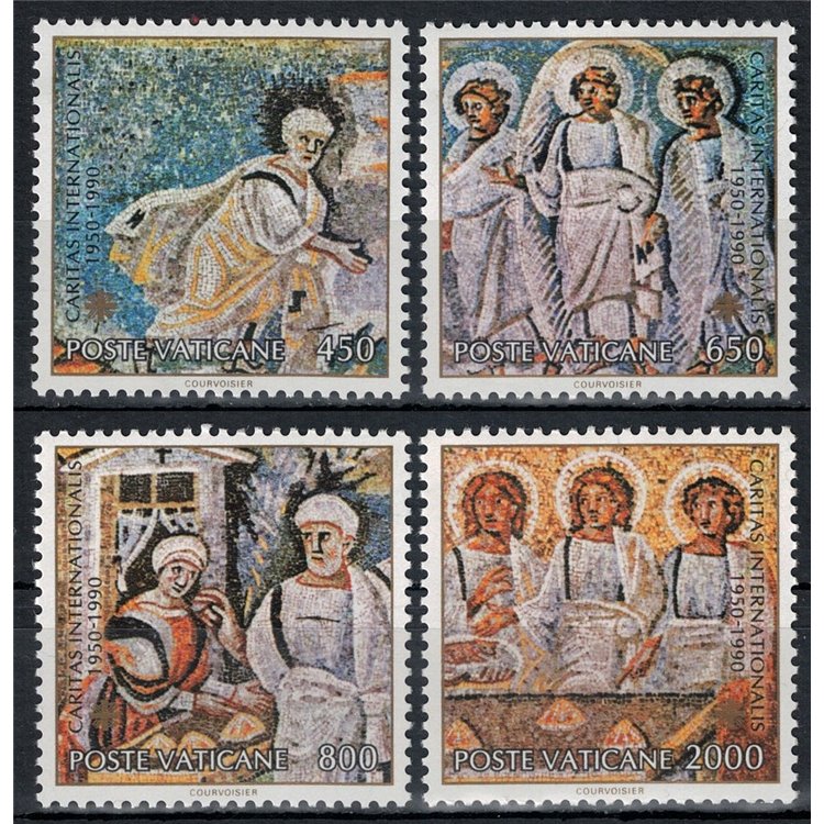 VATICANO 1990 Caritas Internationalis 4v MNH**