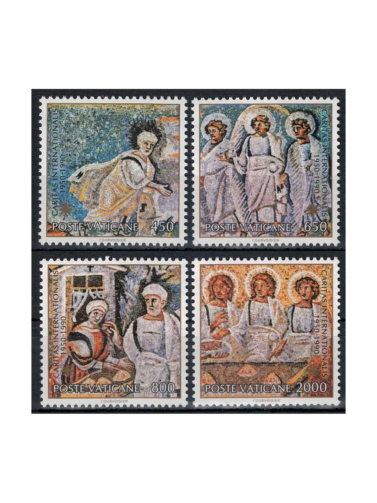 VATICANO 1990 Caritas Internationalis 4v MNH**