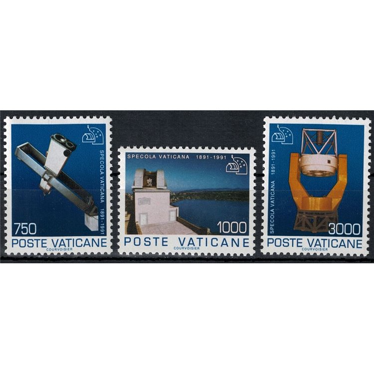 VATICANO 1991 Specola Vaticana 3v MNH**