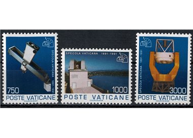 VATICANO 1991 Specola Vaticana 3v MNH**