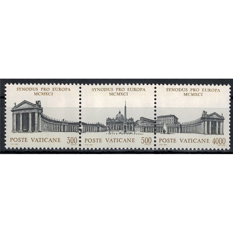VATICANO 1991 Sinodo dei Vescovi 3v MNH**