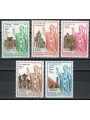 VATICANO 1991 Viaggi di Giovanni Paolo II 5v MNH**