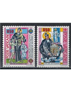 VATICANO 1992 San Giuseppe Benedetto Cottolengo 2v MNH**