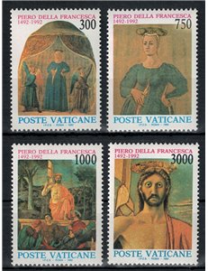 VATICAN 1992 Piero della Francesca 4v MNH**